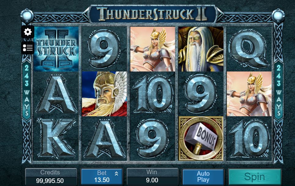 thunderstruck 2 gameplay